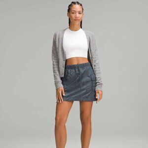 Lululemon Nylon Cargo Mini Skirt - Oil Grey